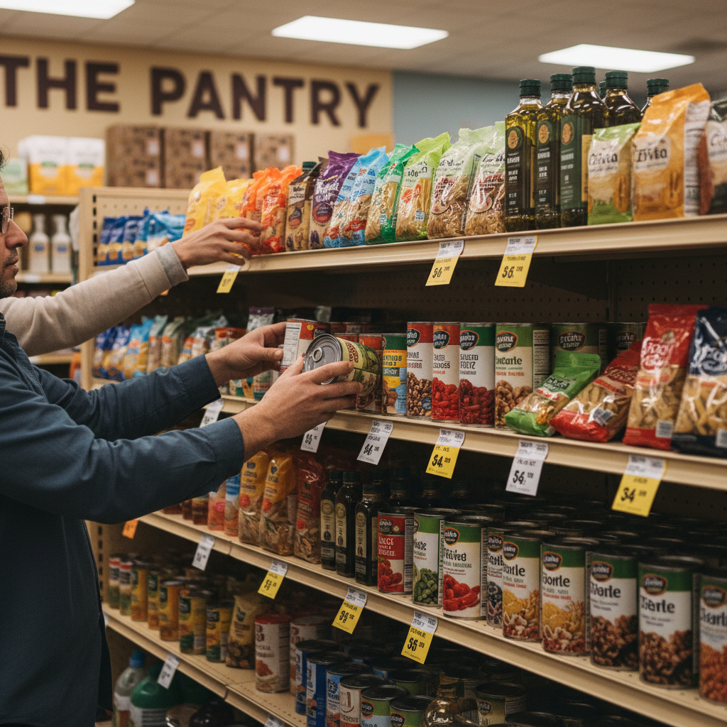 supermarket shelf