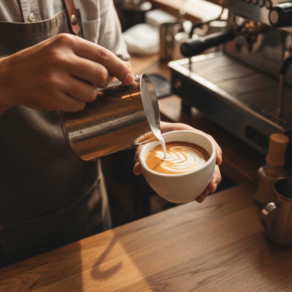 barista brewing