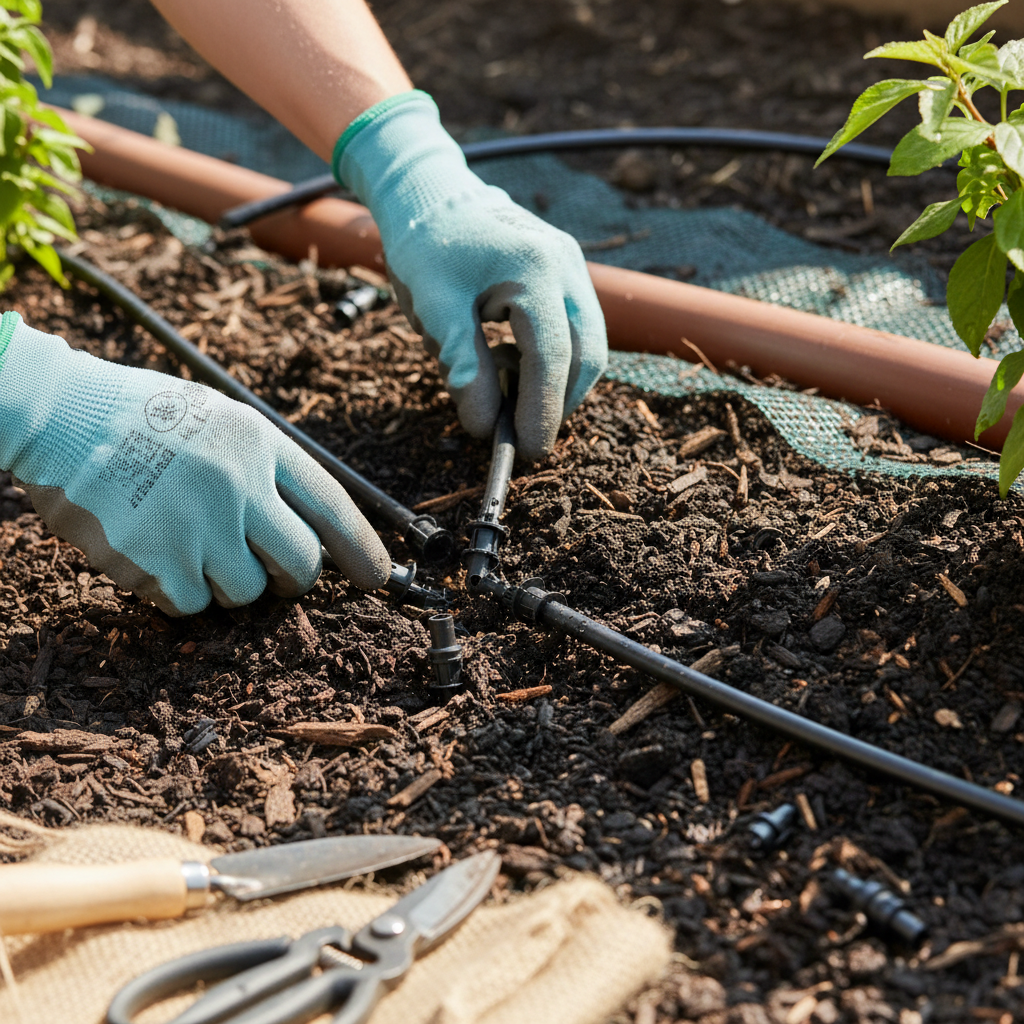 installing irrigation
