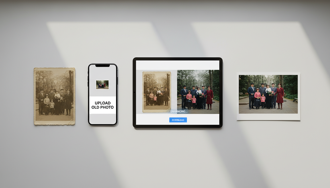 vintage photo restoration