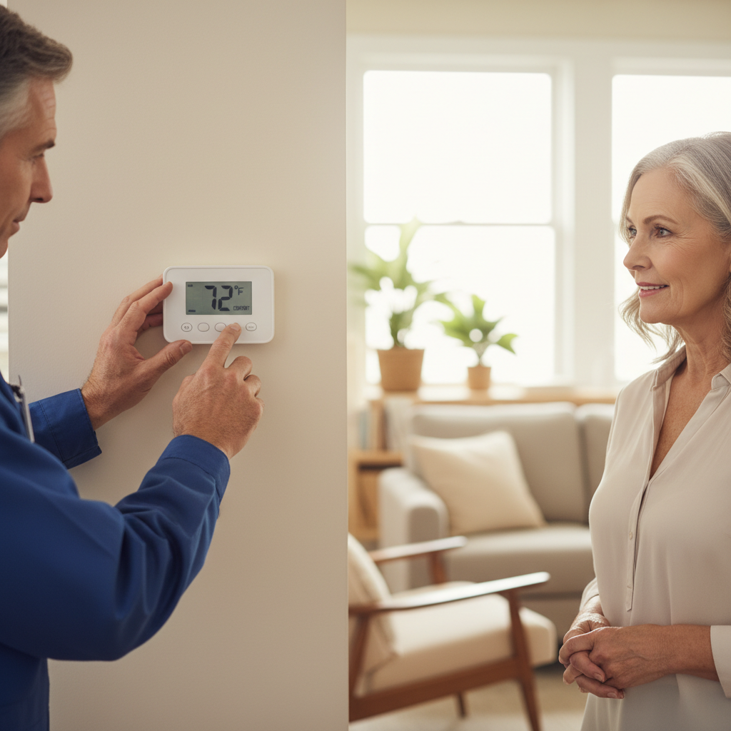 thermostat adjustment