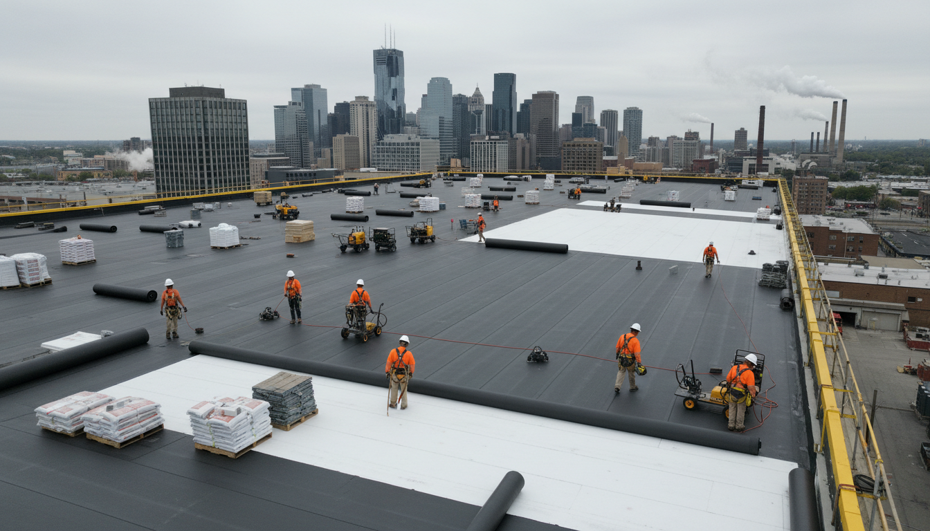 flat roof