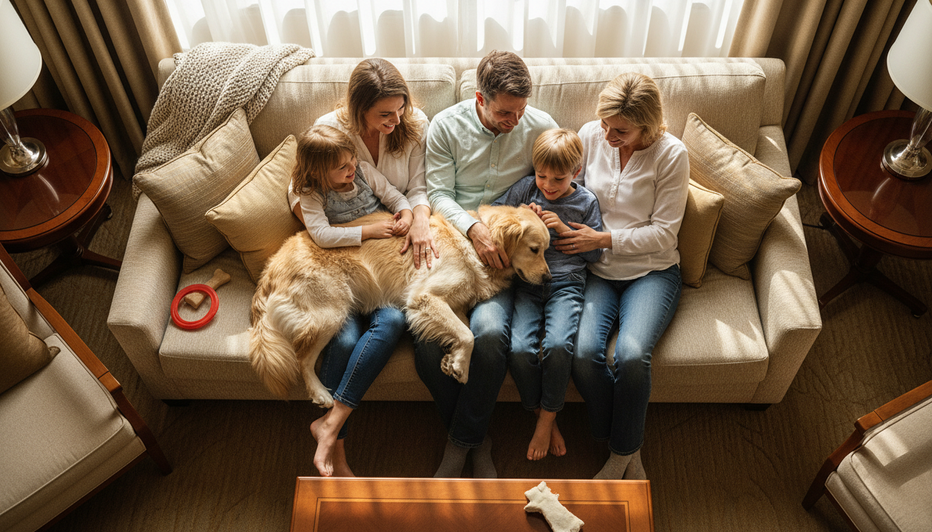 family with pets
