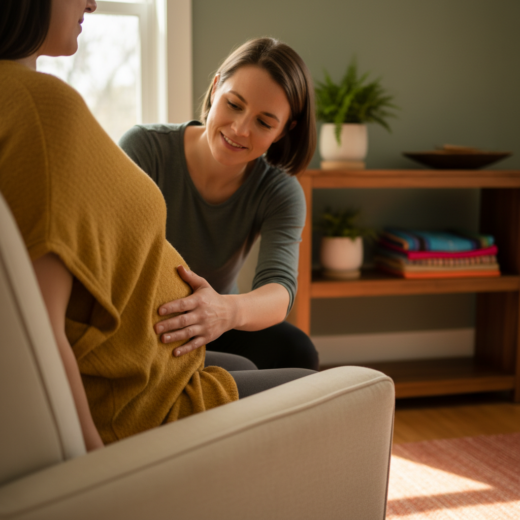 pregnant woman doula