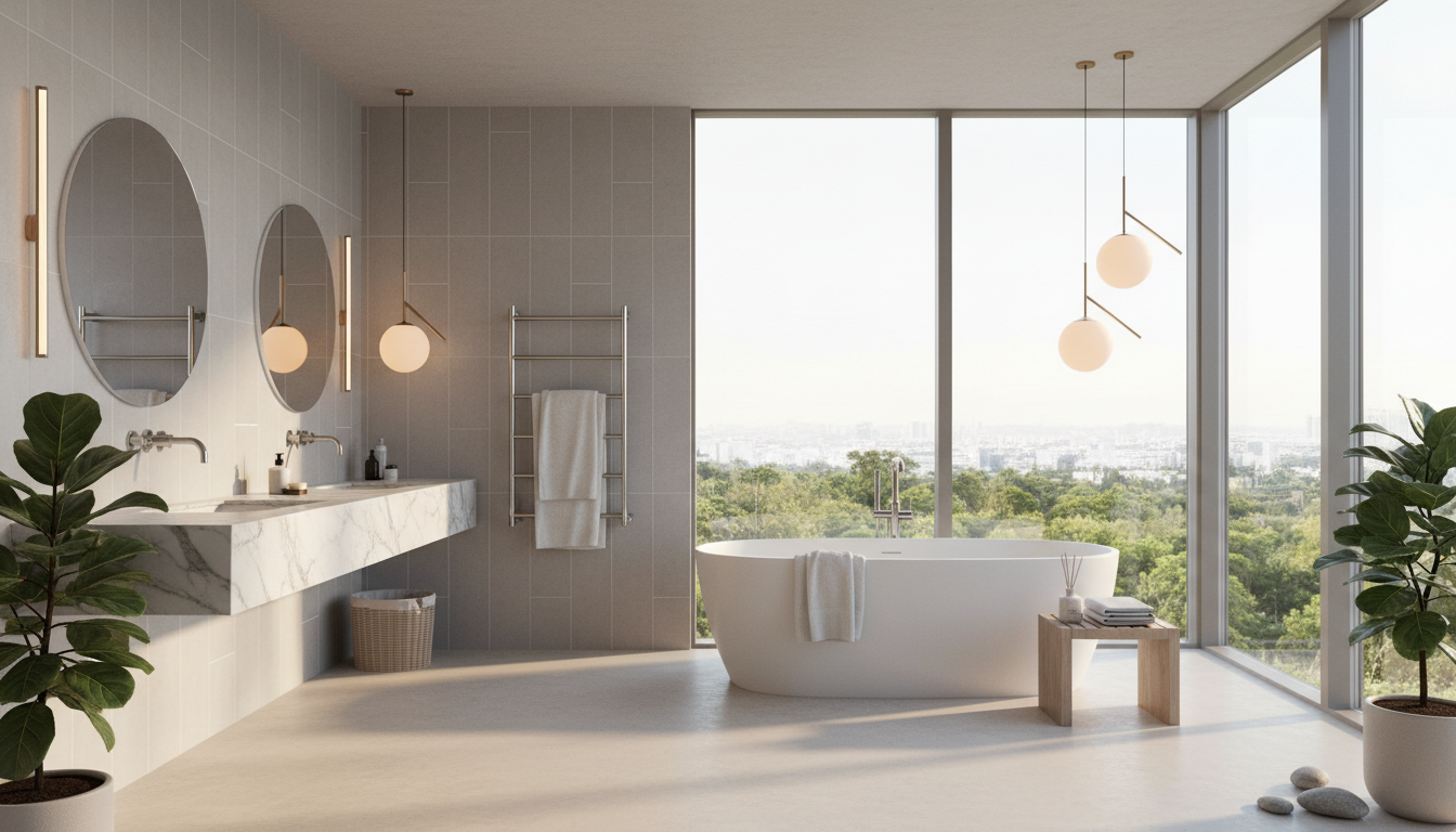 luxury bathroom lighting