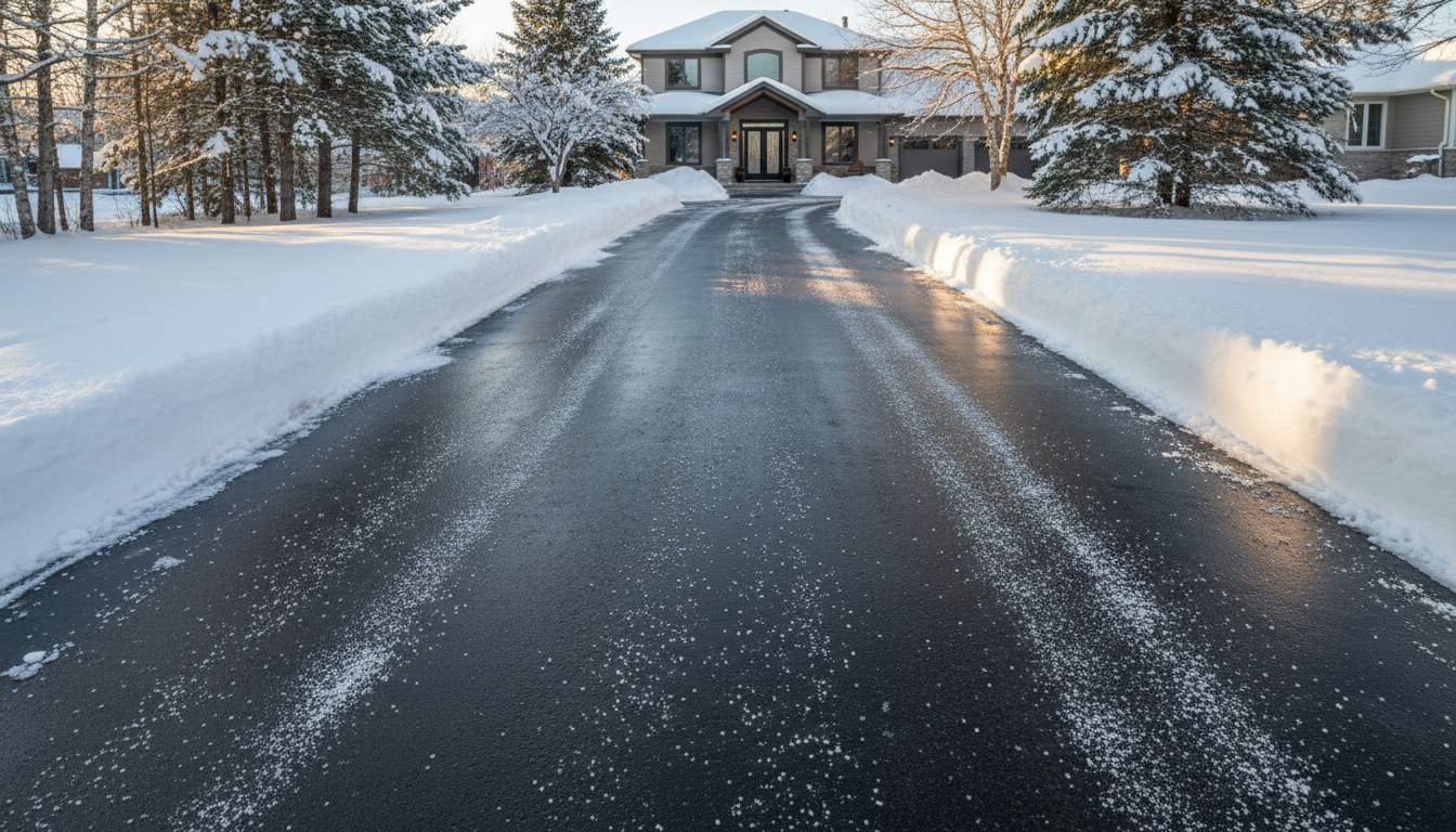 winter driveway