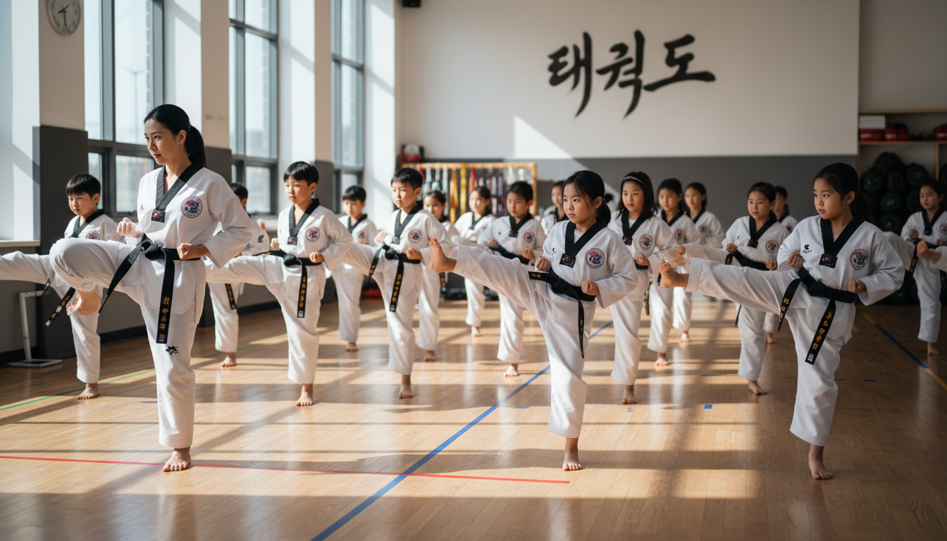 taekwondo kids