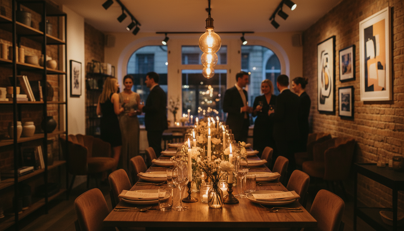 cozy event setting