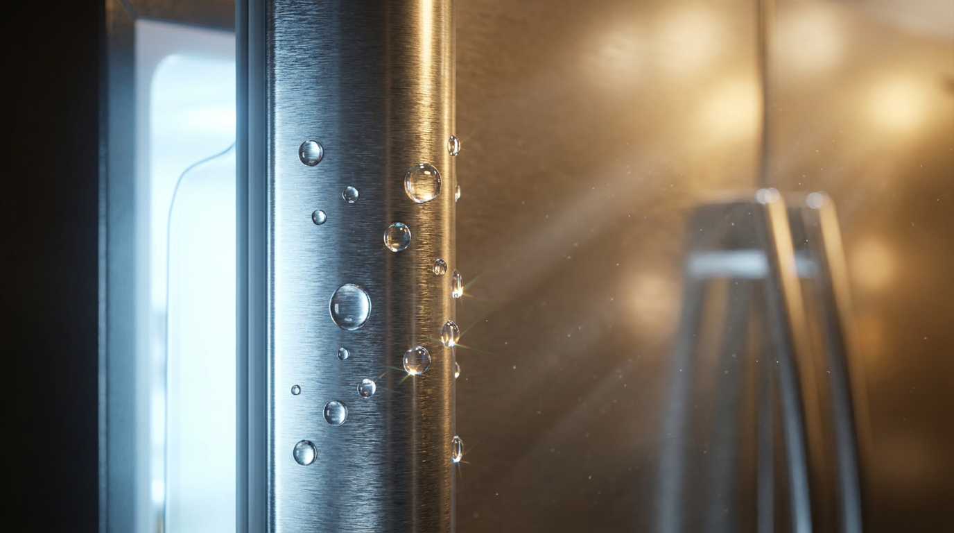 Working appliances like refrigerators significantly increase the total value of your moving lot. A clean stainless steel refrigerator in a modern kitchen, reflecting high resale value.