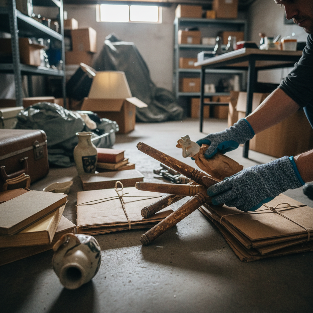 decluttering process
