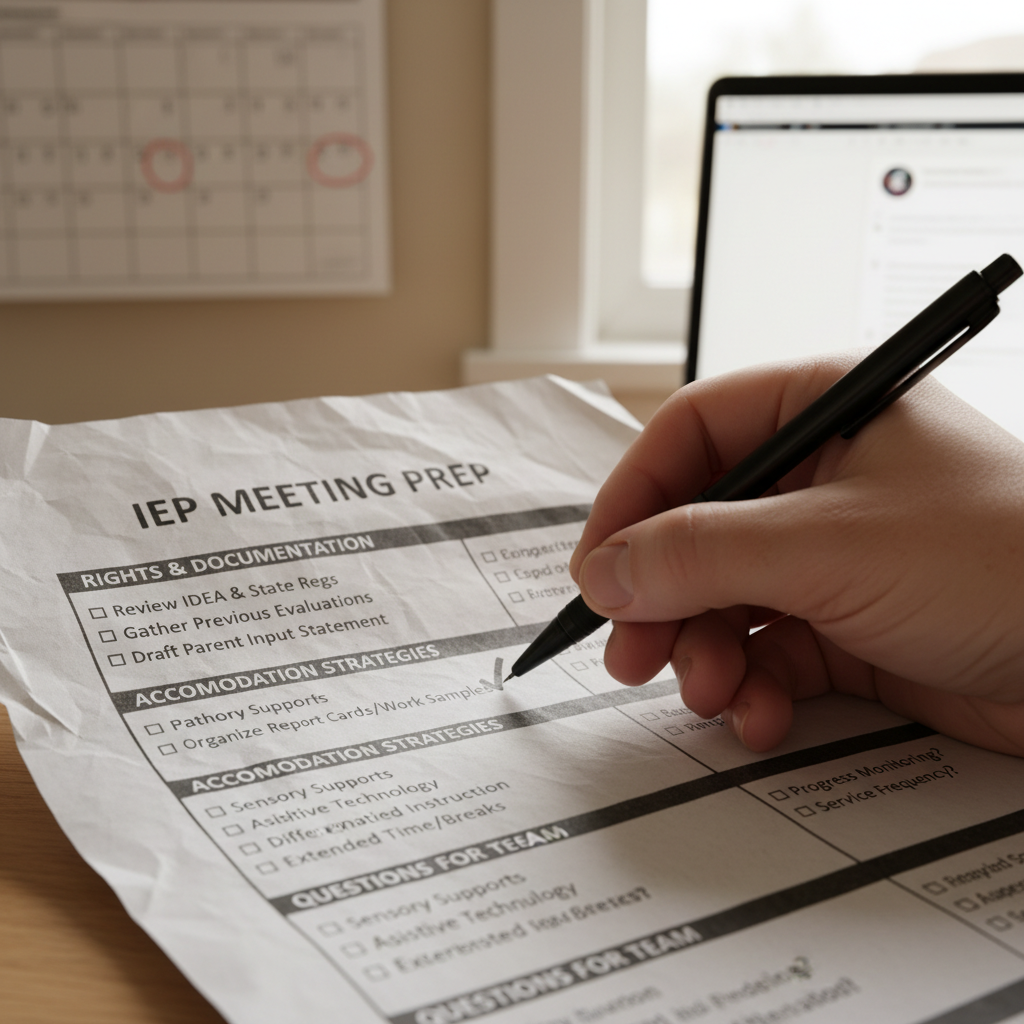 planning checklist