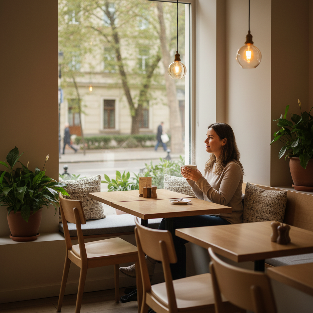 relaxing cafe