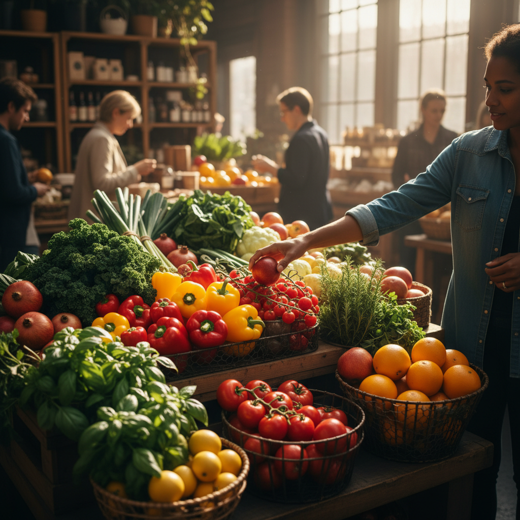 fresh produce market