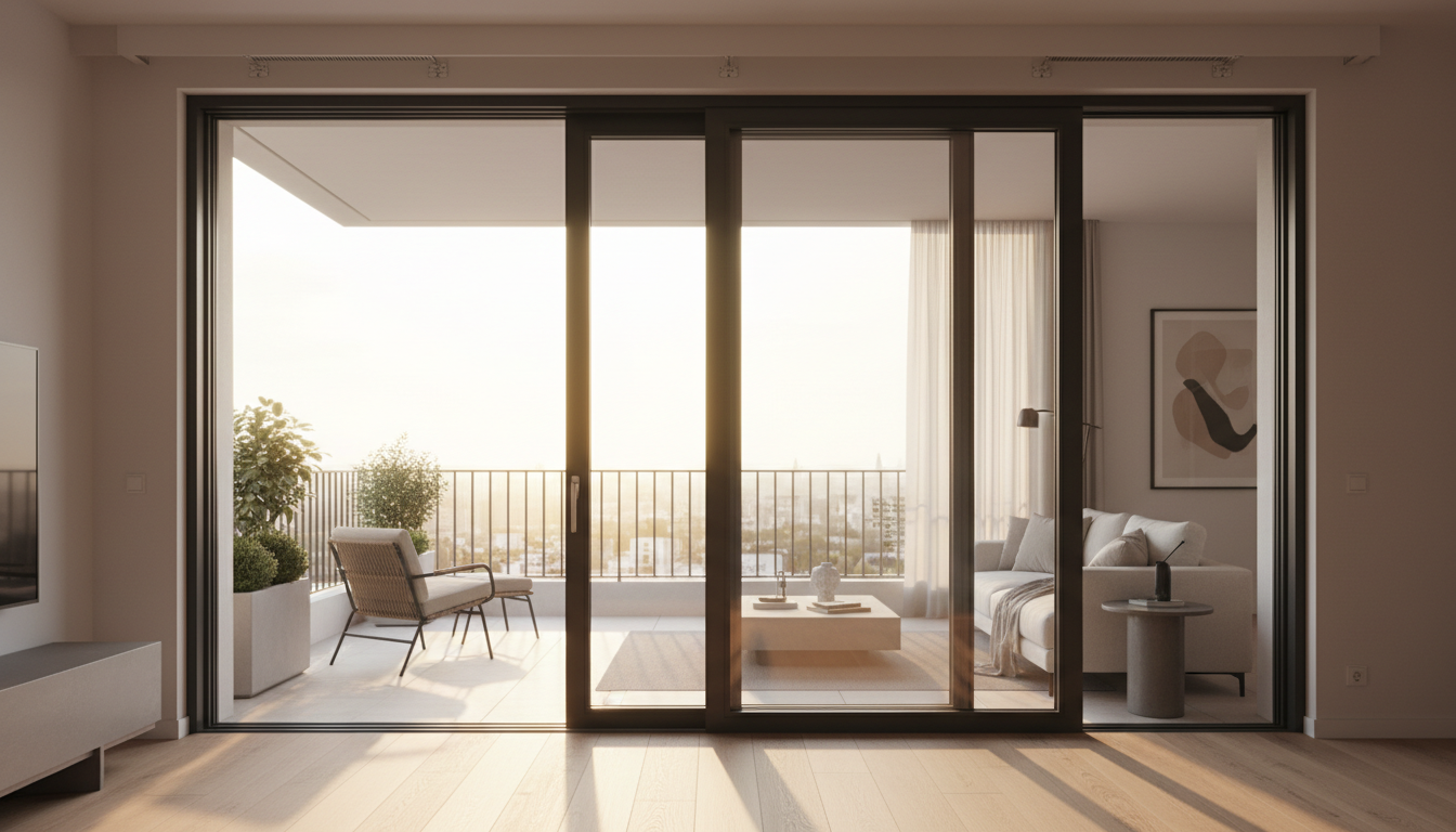 sliding door bedroom