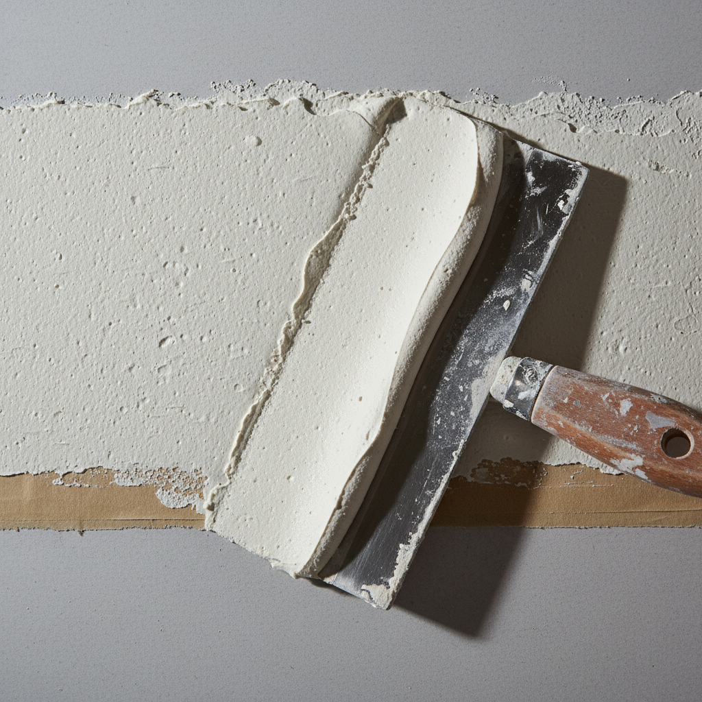 cutting drywall