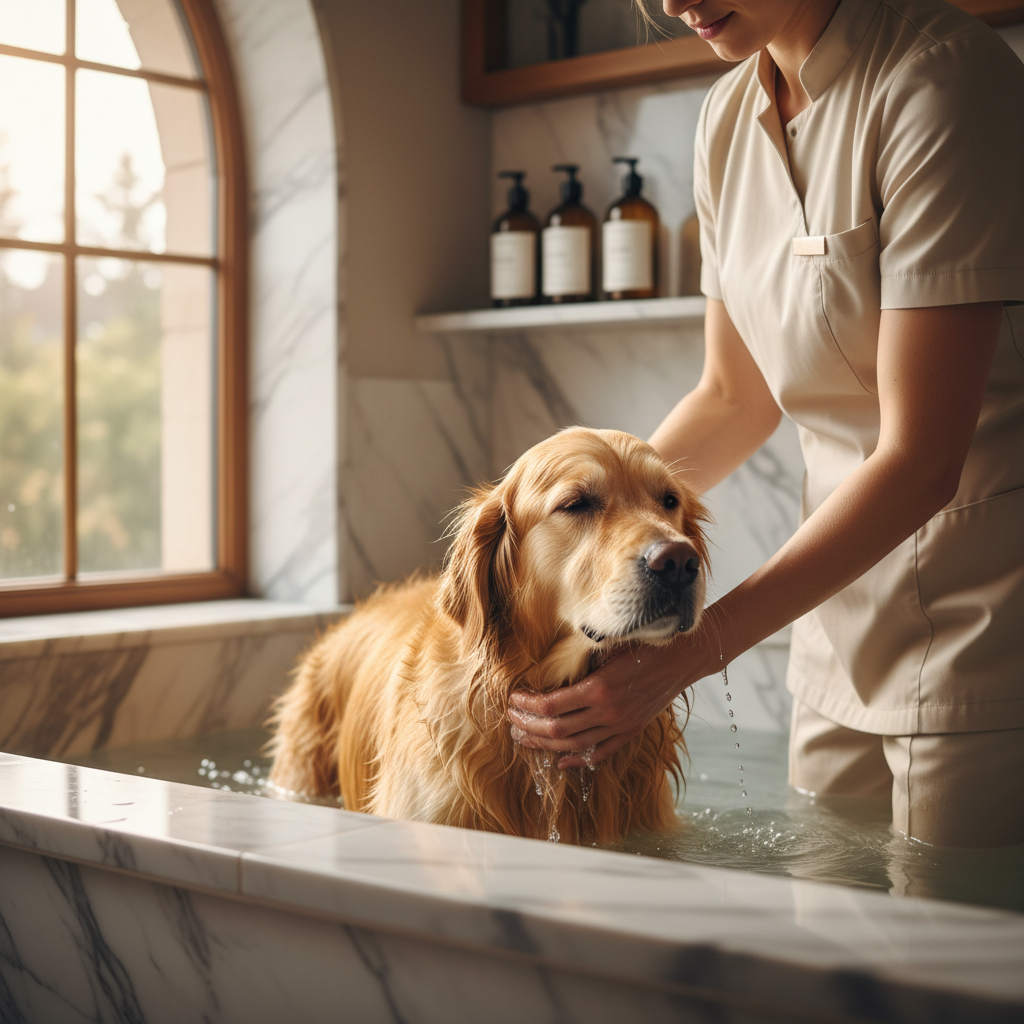 luxury dog spa