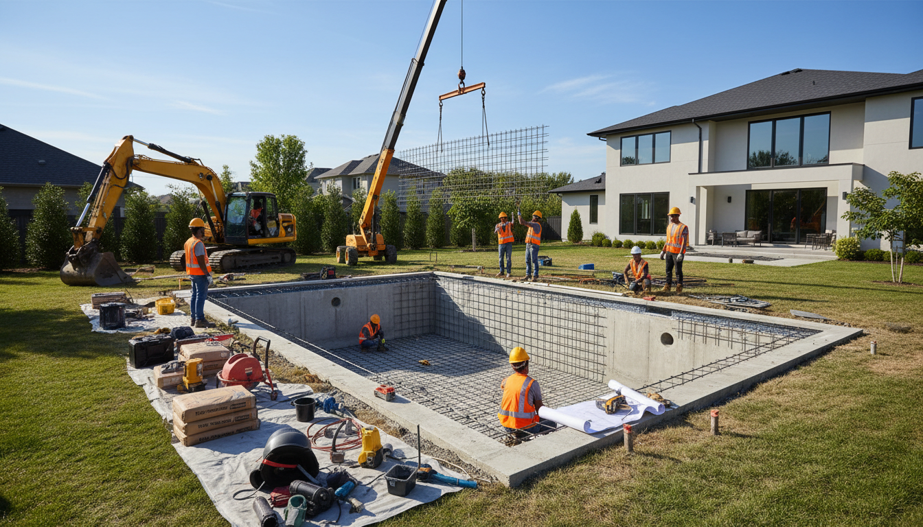 pool construction