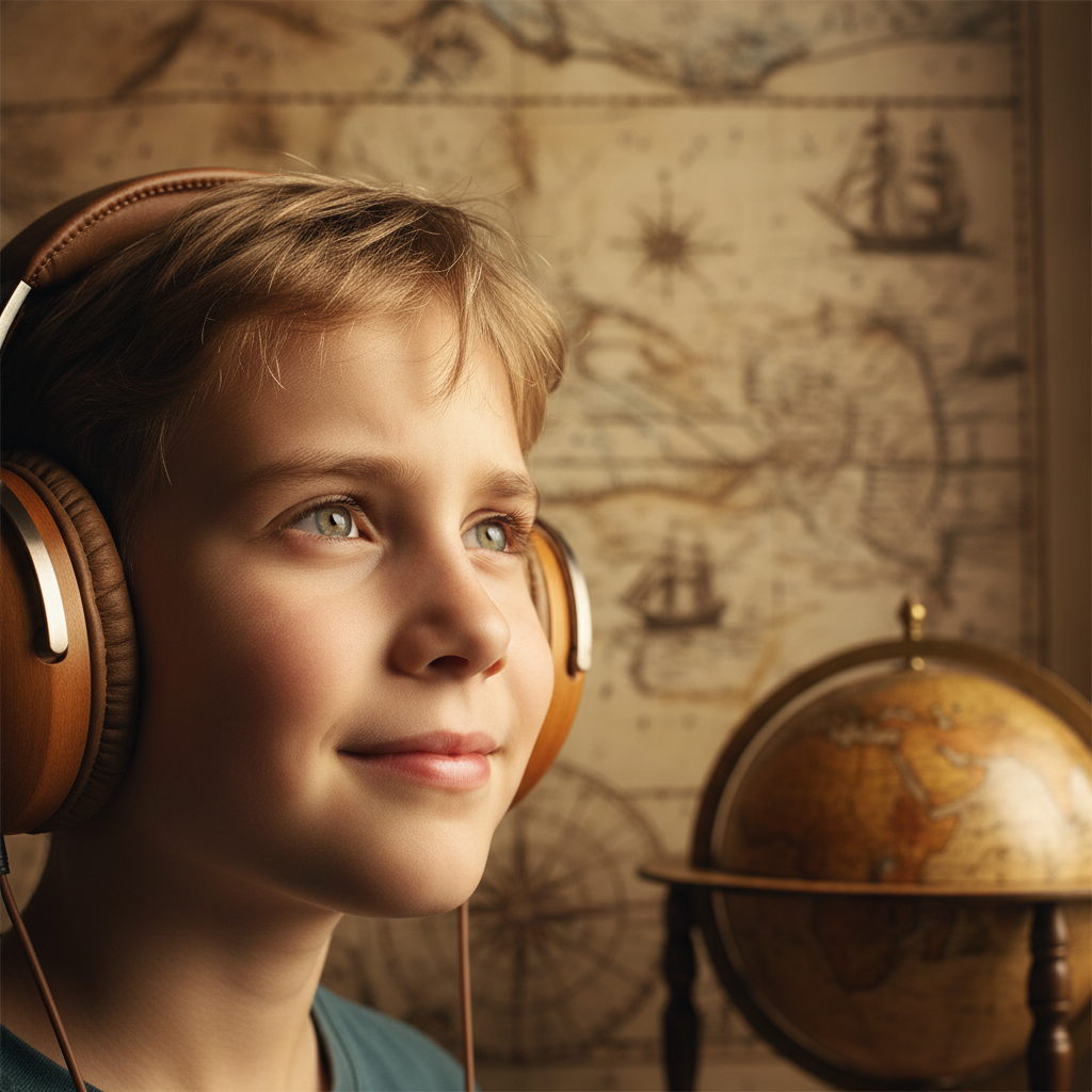 child listening