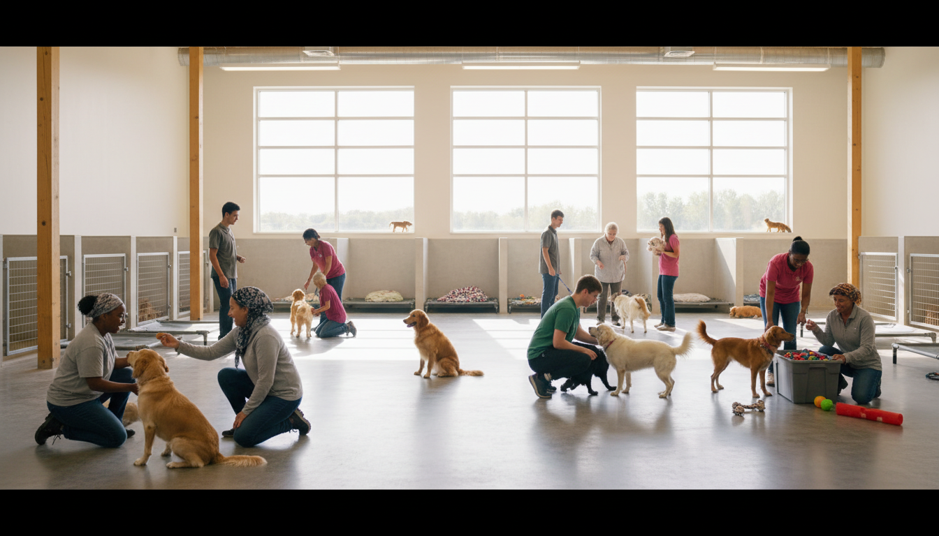 animal shelter volunteer