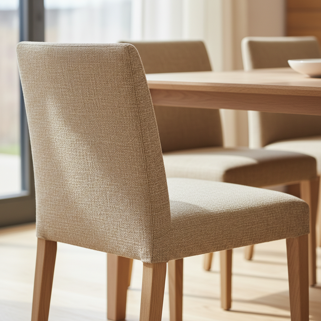 reupholstered chair