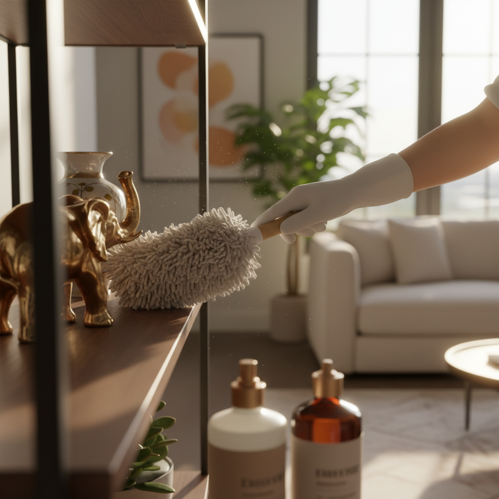 dusting detail