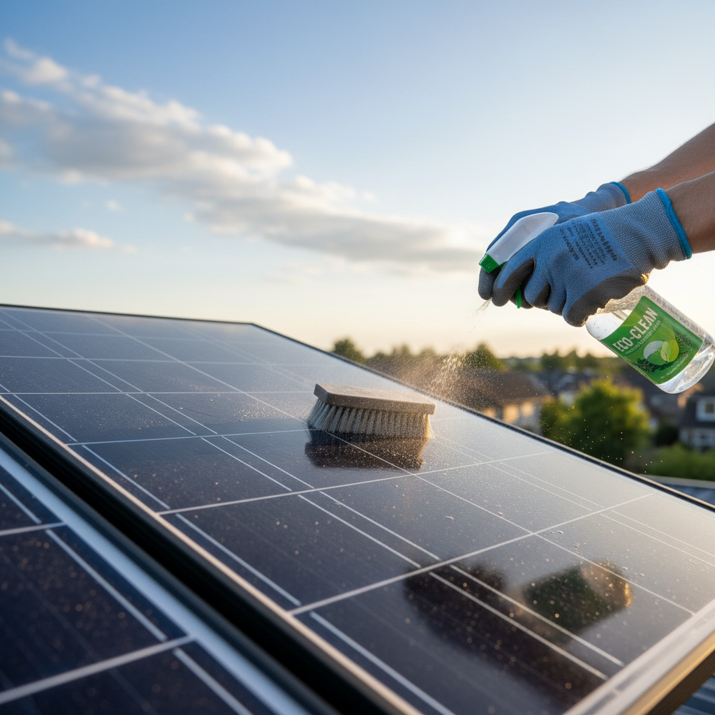 solar panel cleaning