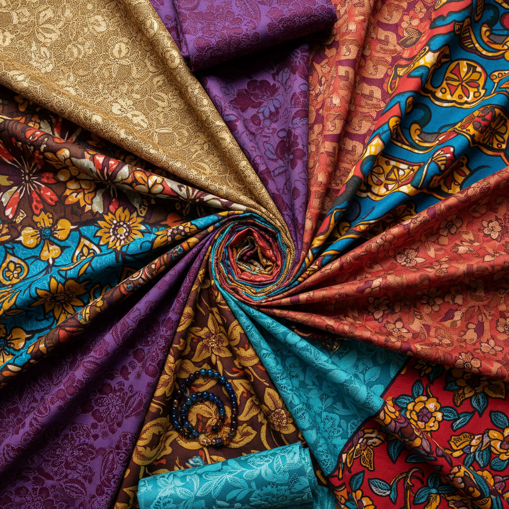 colorful textiles