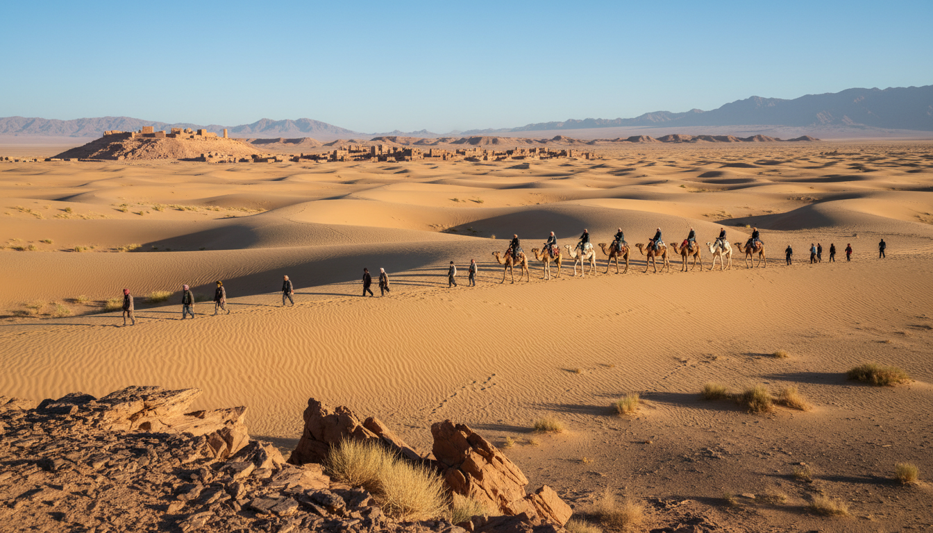 desert caravan