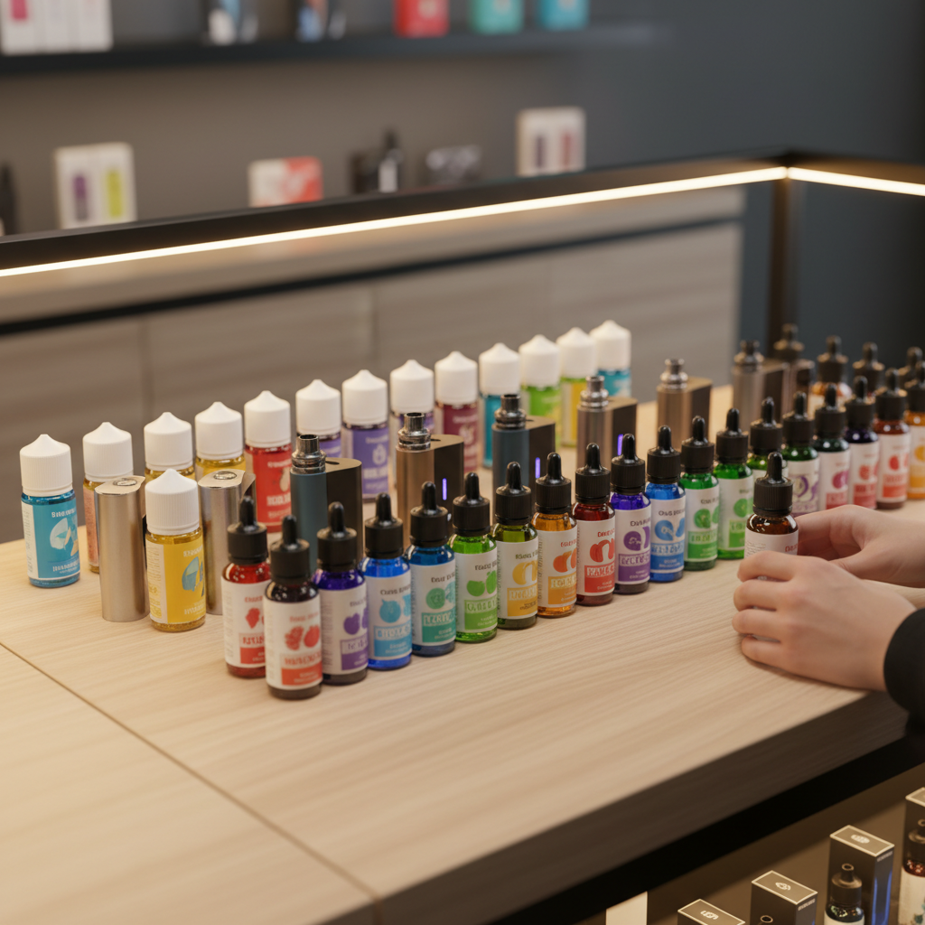 vape shop display