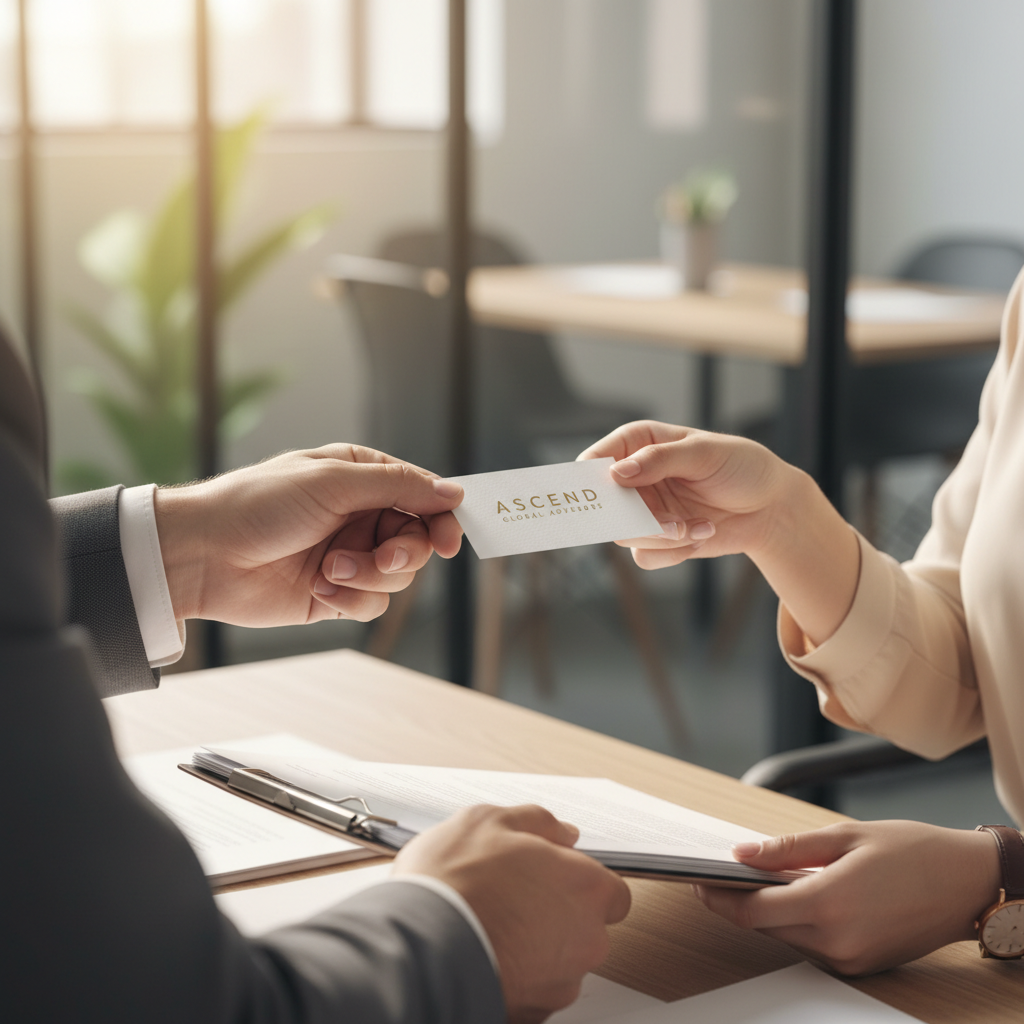 local business handshake
