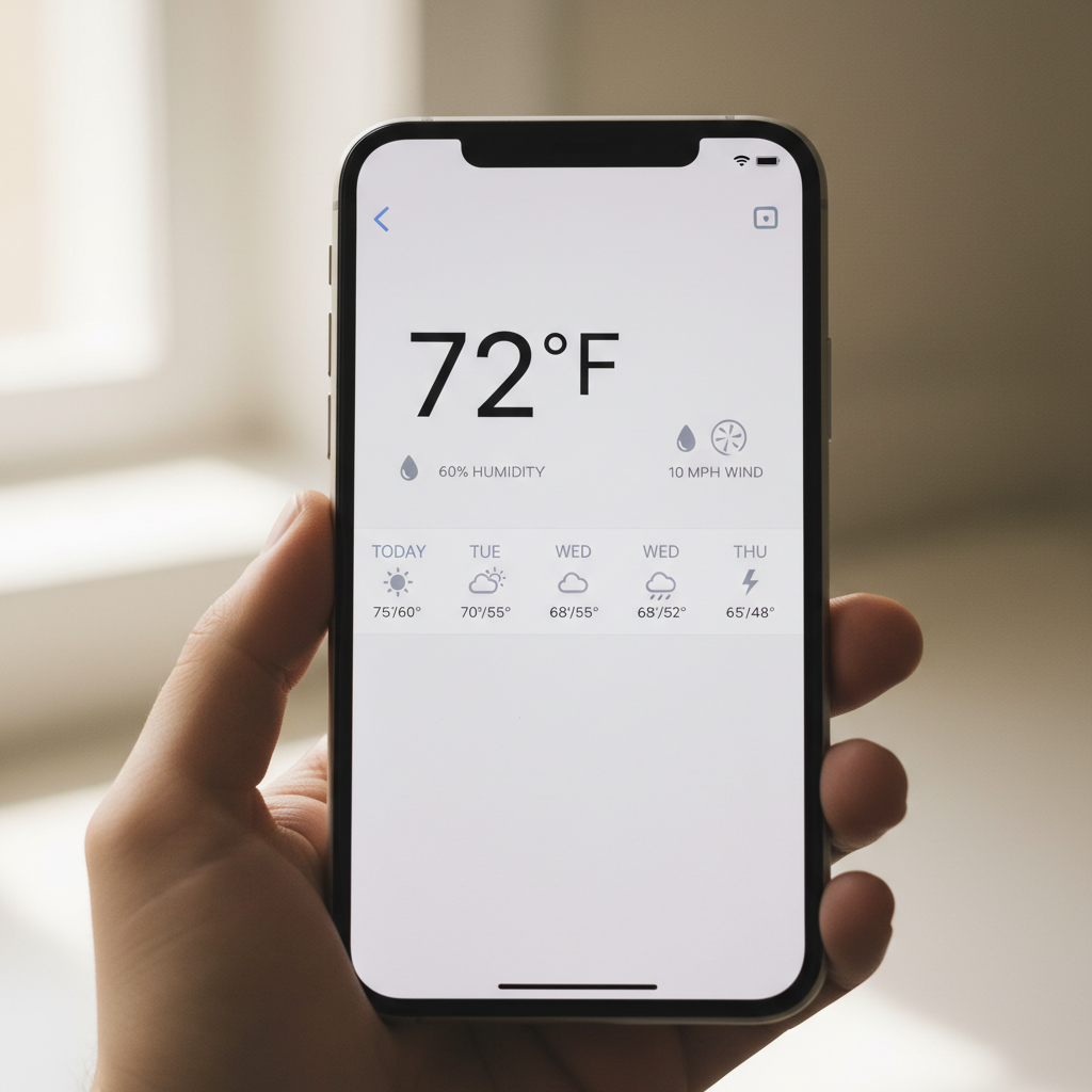 weather app