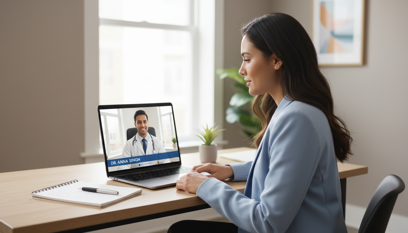 online healthcare meeting