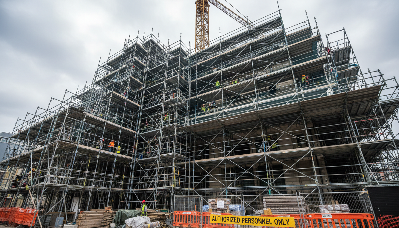 scaffolding construction