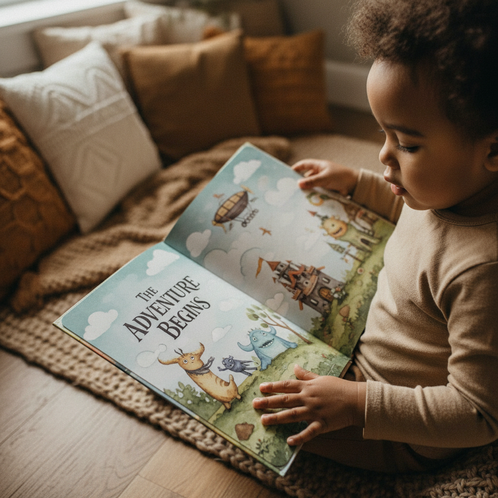 children reading books