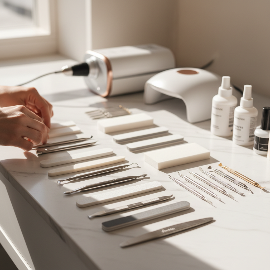 nail salon tools