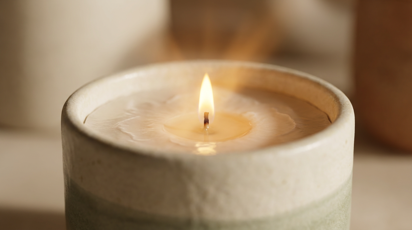 soy candle relaxation