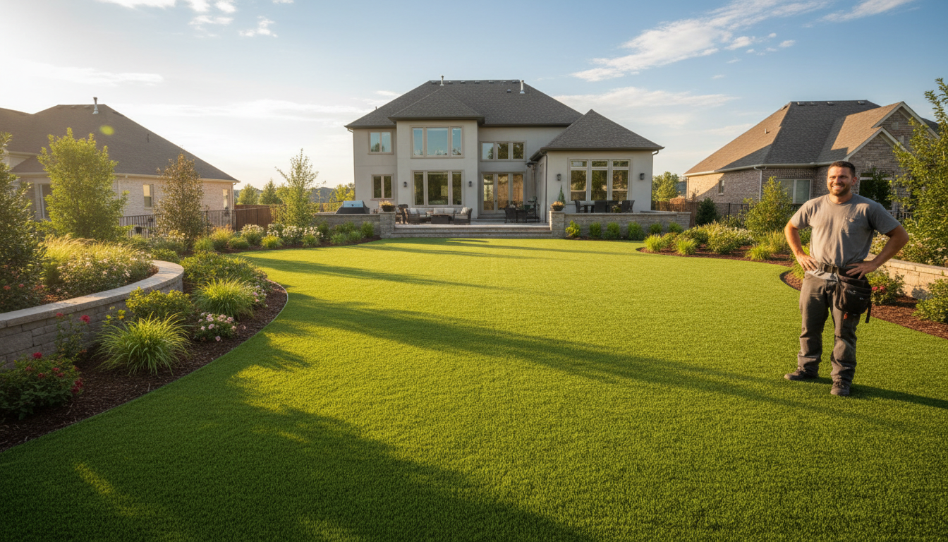 artificial turf backyard