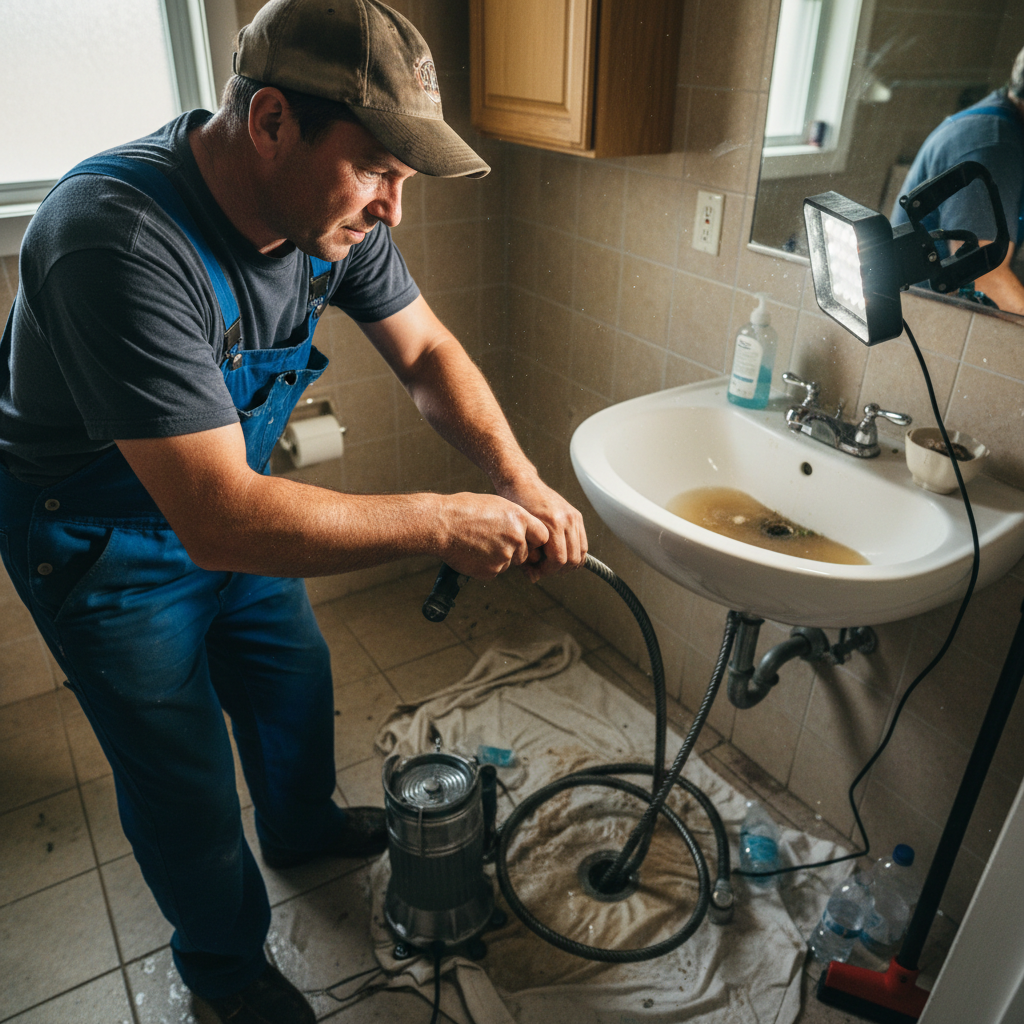 clogged drain