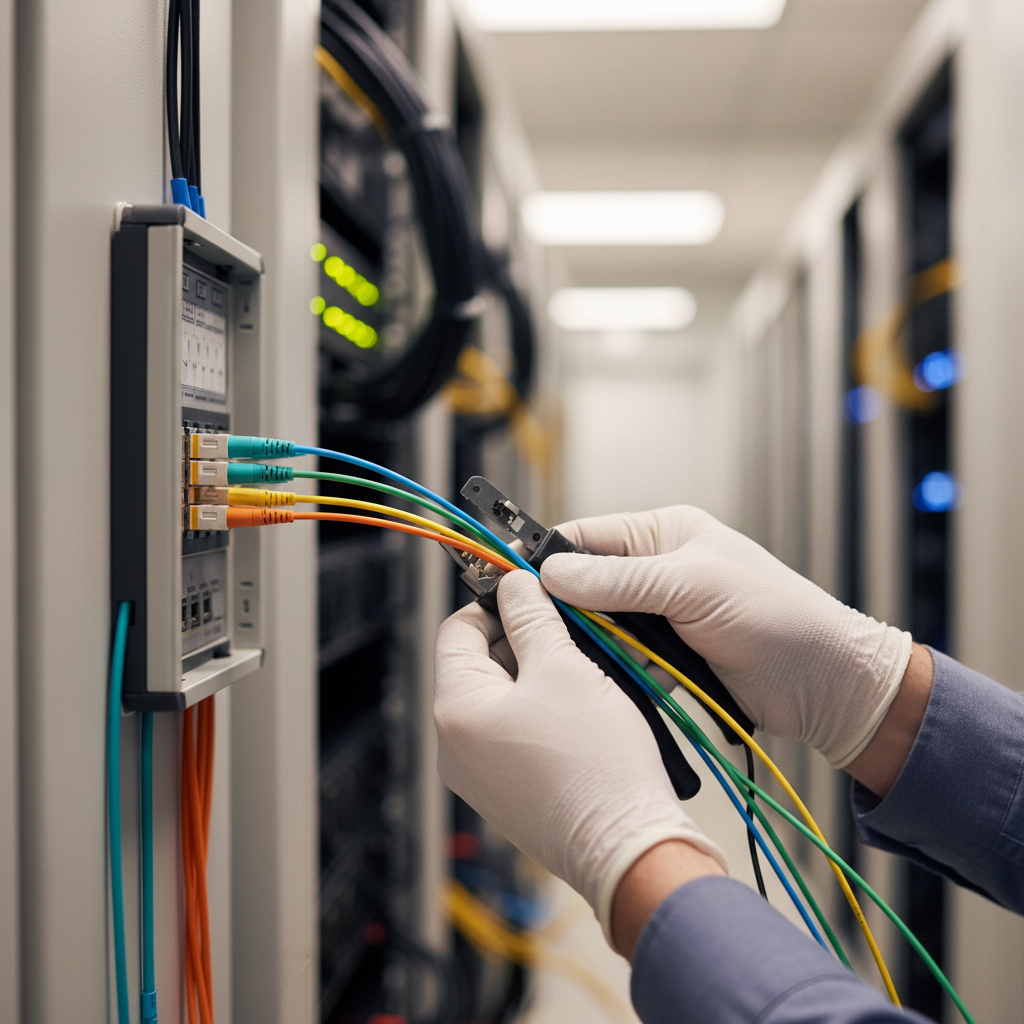 fiber optics installation