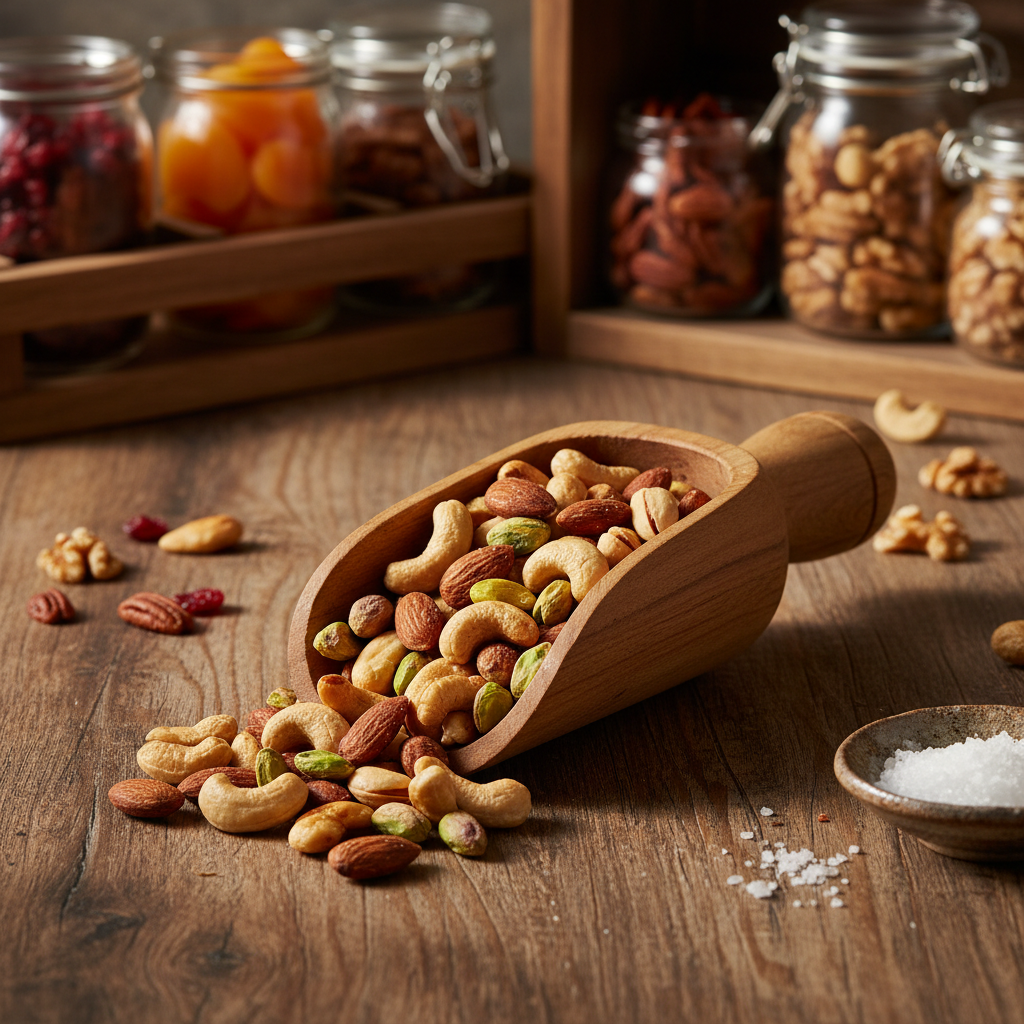 almonds closeup