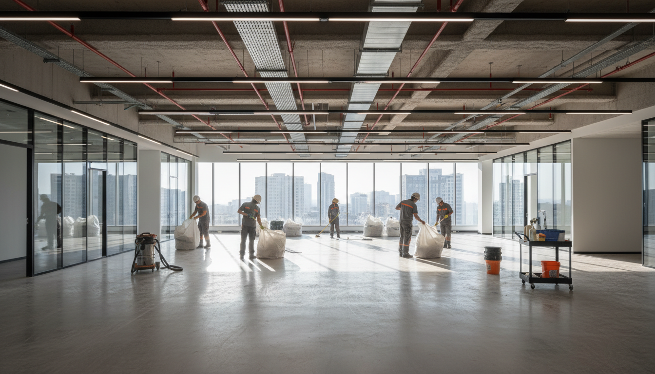 construction site cleaning