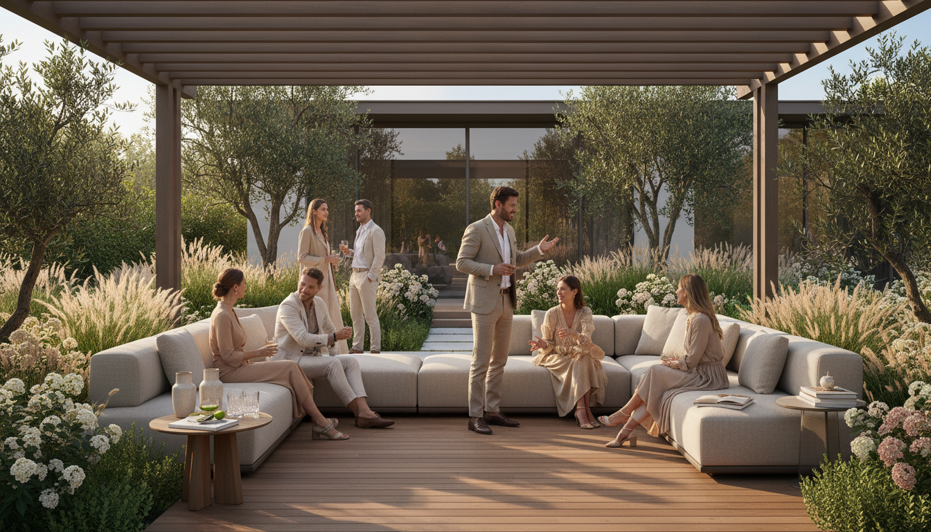 luxury outdoor patio