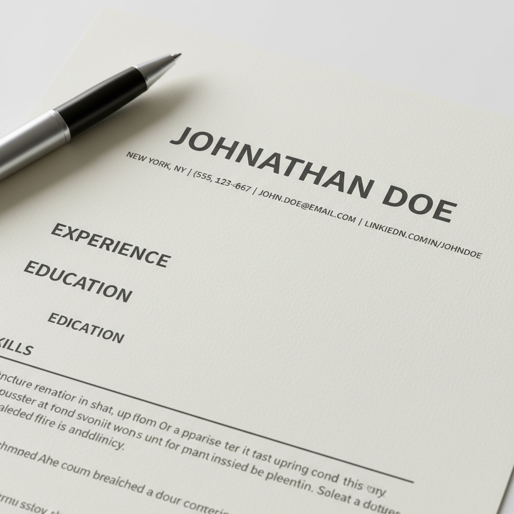 professional resume