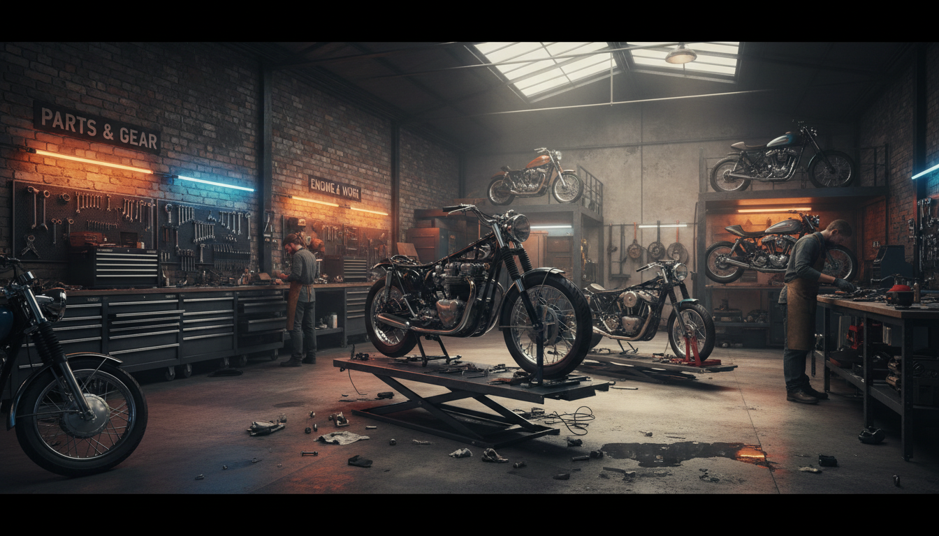 restored motorcycle