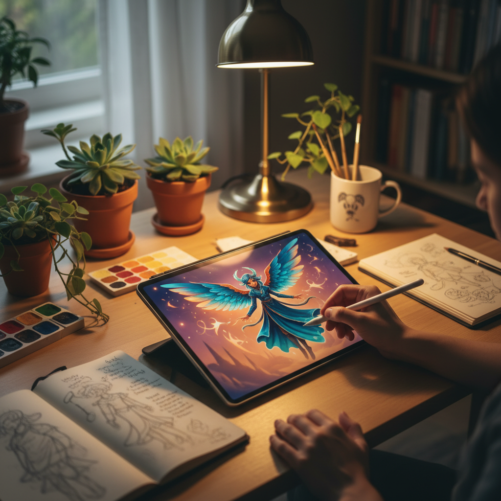 fantasy art studio