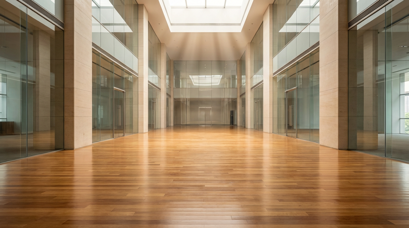 clean commercial building