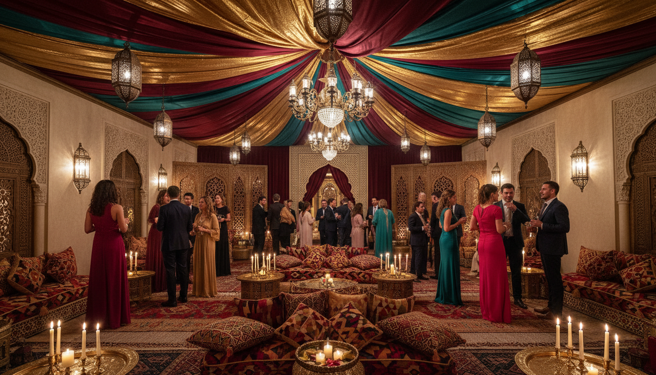 decoration mariage chandeliers