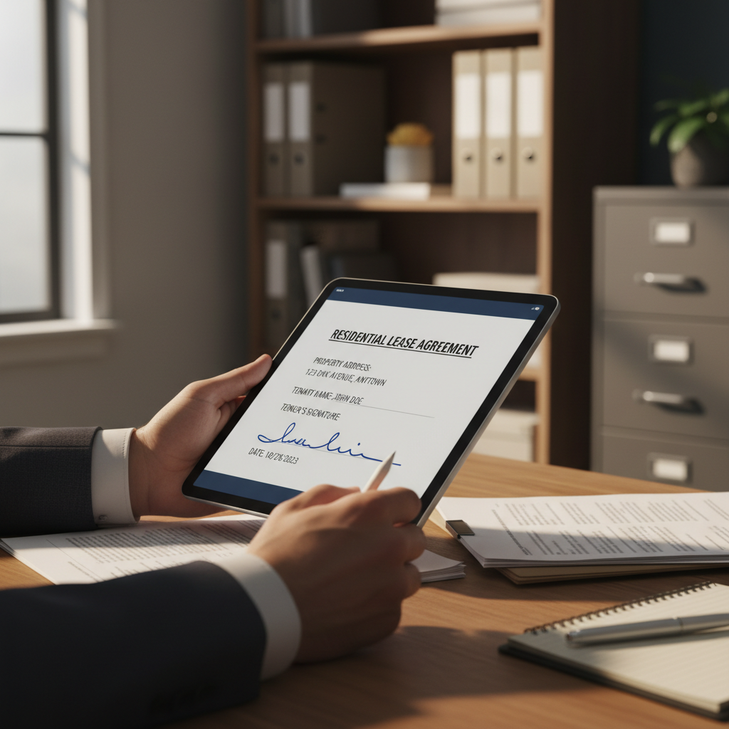 property document signing