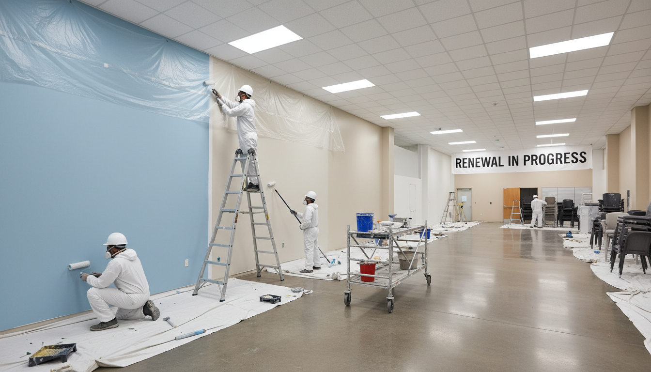 commercial building painting