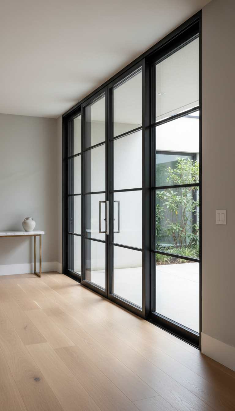 glass door design